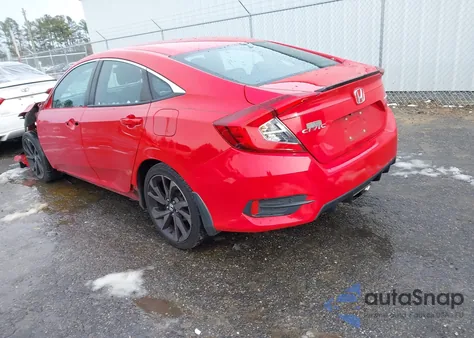 2019 Honda Civic Sport из США, поврежденный, VIN 2HGFC2F80KH544623